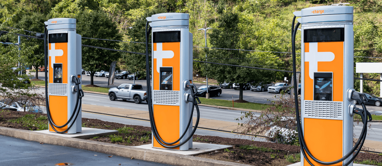 ChargePoint EV charging stations provide charging options for customers while visiting your business